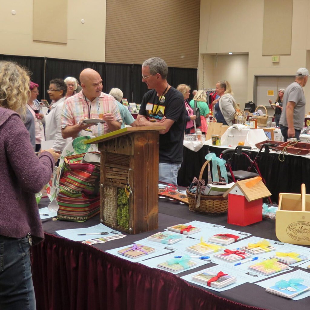 Marketplace at conference.